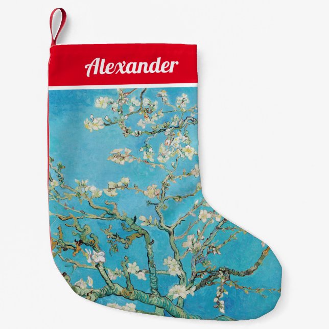 Vincent Van Gogh - Almond Blossom Kleiner Weihnachtsstrumpf (Vorderseite)