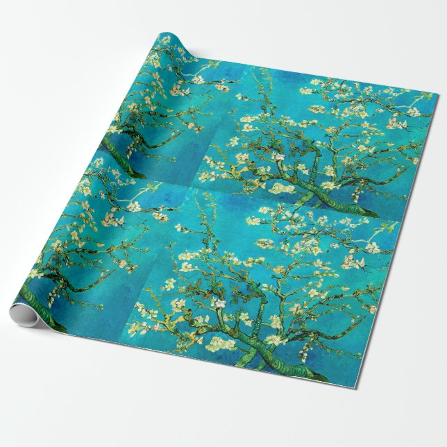 Vincent Van Gogh Almond Blossom Kunst, Dichtung un Geschenkpapier (Ungerollt)