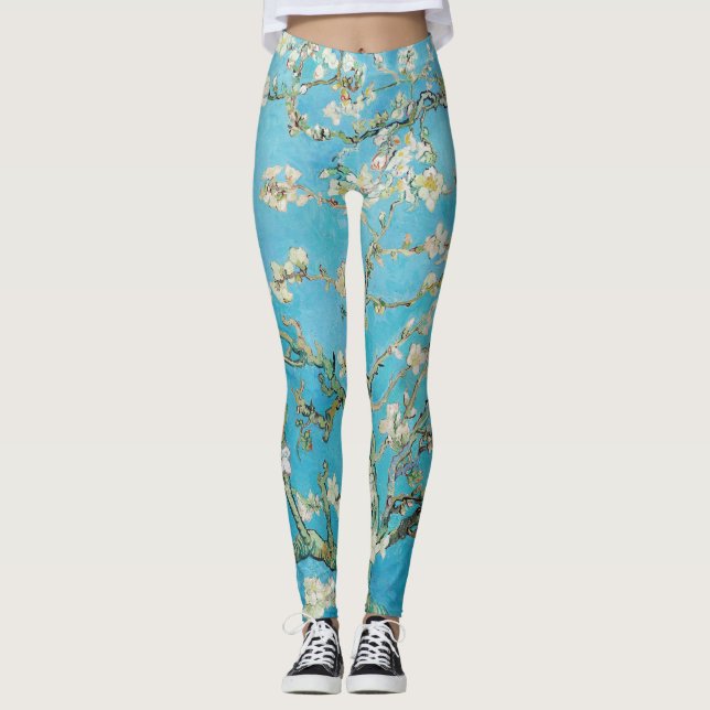 Vincent van Gogh - Almond Blossom Leggings (Vorderseite)