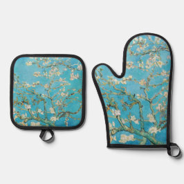 Vincent van Gogh - Almond Blossom Ofenhandschuh & Topflappen-Set