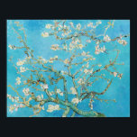 Vincent van Gogh - Almond Blossom Poster<br><div class="desc">Almond Blossom / Zweig with Almond Blossom - Vincent van Gogh,  Oil on Canvas,  1890</div>