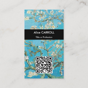 Vincent van Gogh - Almond Blossom - QR-Code Visitenkarte