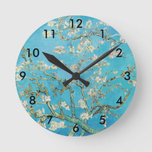 Vincent van Gogh - Almond Blossom Runde Wanduhr