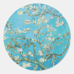 Vincent van Gogh - Almond Blossom Runder Aufkleber