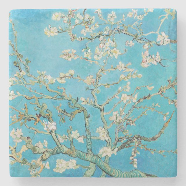 Vincent van Gogh - Almond Blossom Steinuntersetzer (Vorderseite)