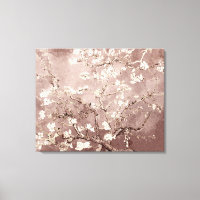 Vincent Van Gogh Almond Blossoms Beige Taupe