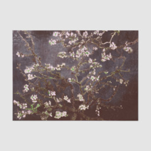 Vincent Van Gogh Almond Blossoms Chocolate Slate Seidenpapier