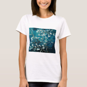 Vincent Van Gogh Almond Blossoms Dark Aquamarin T-Shirt