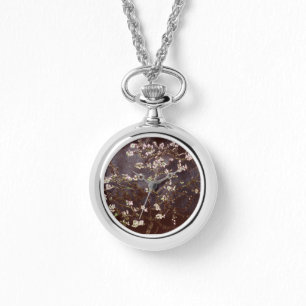 Vincent Van Gogh Almond Blossoms Dark Watch Armbanduhr