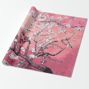 Vincent Van Gogh Almond Blossoms Peachy Pink Geschenkpapier