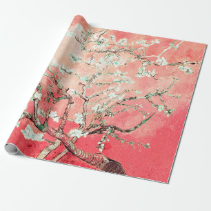 Vincent Van Gogh Almond Blossoms Pinky Peach Geschenkpapier