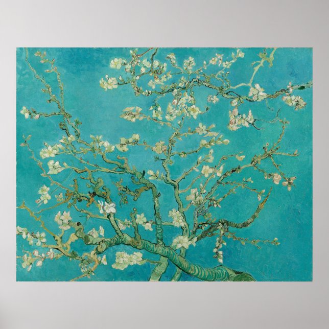 Vincent van Gogh Almond Blossoms Poster (Vorne)