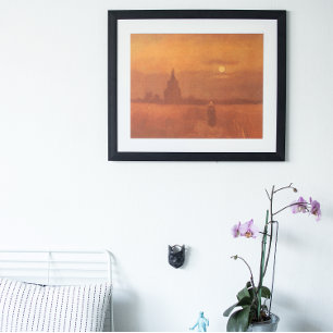 Vincent van Gogh - Alte Turm auf den Feldern Poster