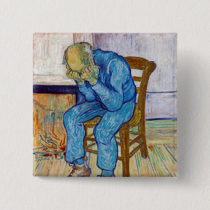 Vincent van Gogh - Am Tor der Ewigkeit Button