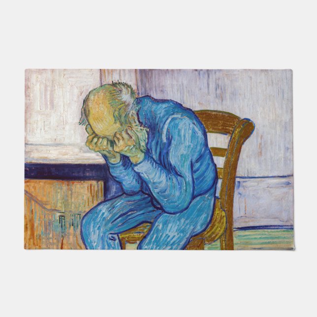 Vincent van Gogh - Am Tor der Ewigkeit Fußmatte (Vorderseite)