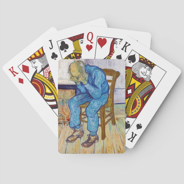 Vincent van Gogh - Am Tor der Ewigkeit Spielkarten (Rückseite)