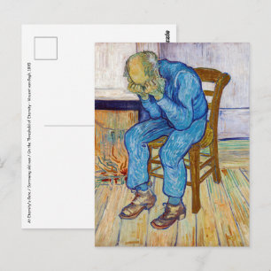 Vincent van Gogh - An der Pforte der Ewigkeit Postkarte