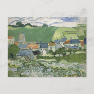 Vincent van Gogh - Ansicht von Auvers Postkarte