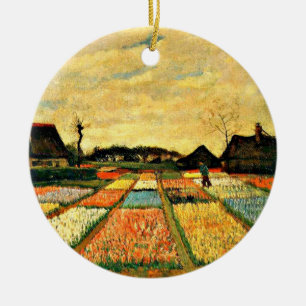 Vincent van Gogh art, Blume Beds in Holland Keramik Ornament