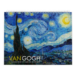 Vincent Van Gogh Artist Vintag Fine Art 2024 Kalender