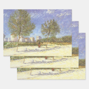 Vincent van Gogh - Auf den Ausläufern von Paris Geschenkpapier Set