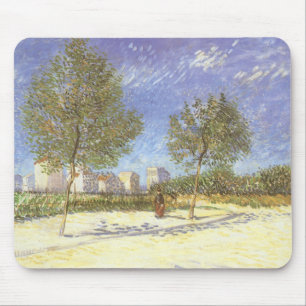 Vincent van Gogh - Auf den Ausläufern von Paris Mousepad