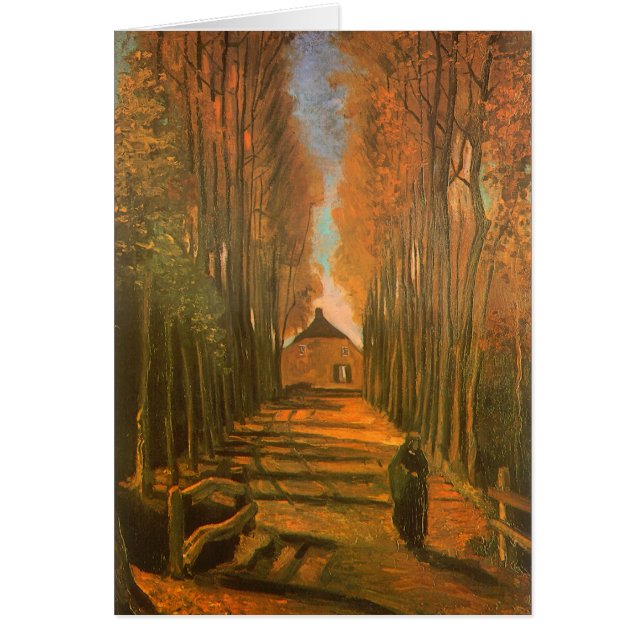 Vincent van Gogh - Avenue of Poplars im Herbst (Vorne)