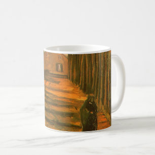 Vincent van Gogh - Avenue of Poplars im Herbst Kaffeetasse