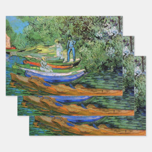 Vincent van Gogh - Bank der Oise bei Auvers Geschenkpapier Set