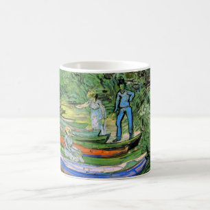 Vincent van Gogh - Bank der Oise bei Auvers Tasse