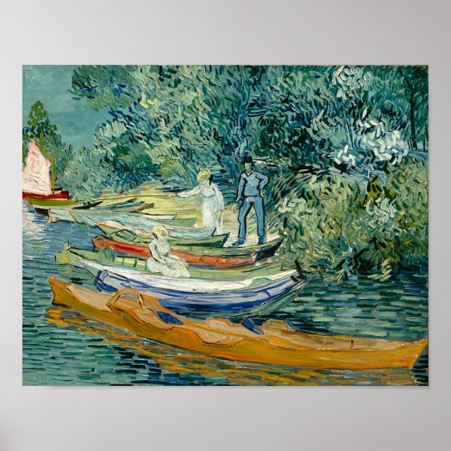 Vincent van Gogh Bank of the Oise at Auvers Poster (Vorne)