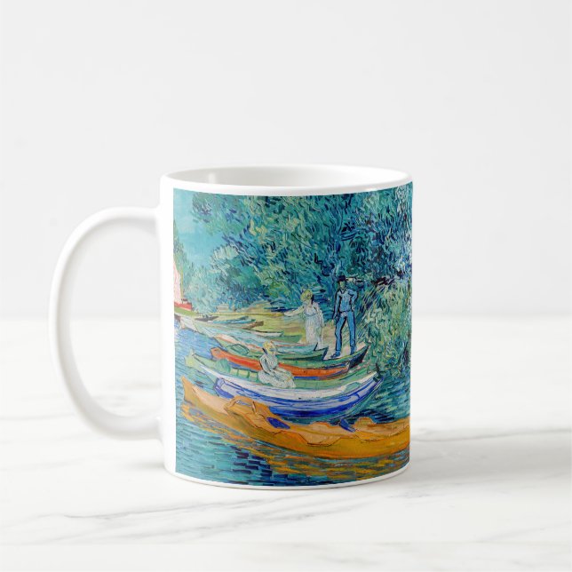 Vincent van Gogh - Bank of the Oise bei Auvers Kaffeetasse (Links)
