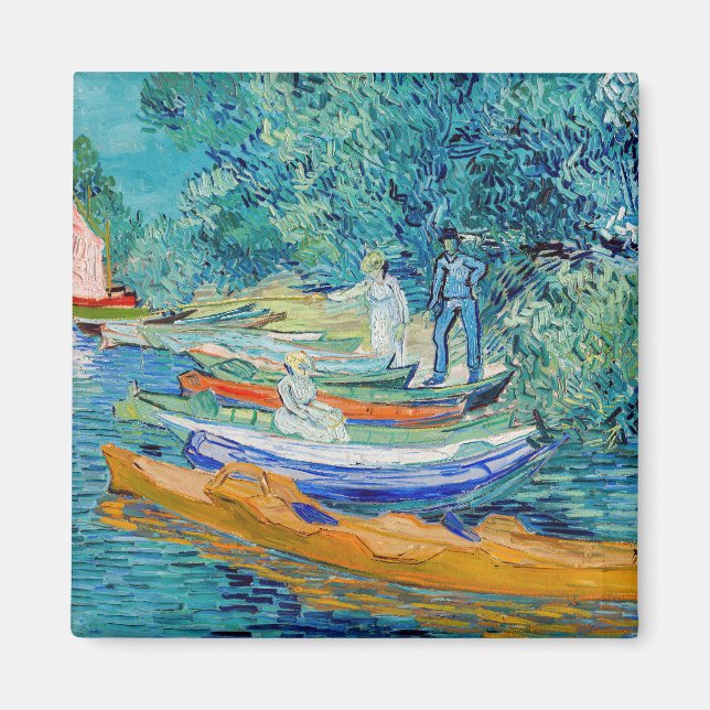 Vincent van Gogh - Bank of the Oise bei Auvers Magnet (Vorne)