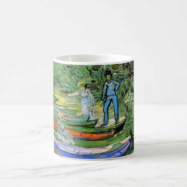 Vincent van Gogh - Bank of the Oise bei Auvers Tasse (Mittel)