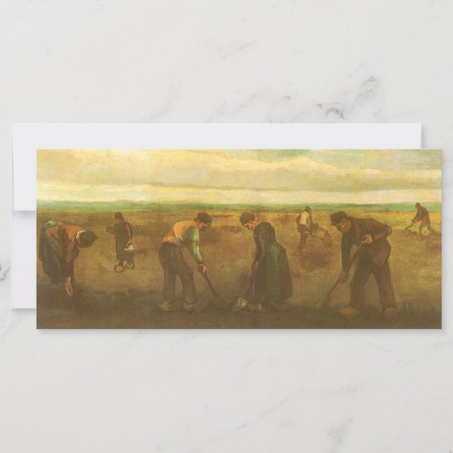 Vincent van Gogh - Bauern, die Kartoffeln anpflanz (Vorderseite)