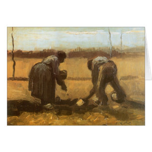 Vincent van Gogh - Bauern pflanzen Kartoffeln