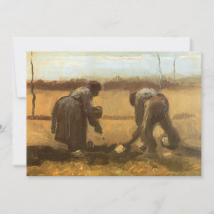 Vincent van Gogh - Bauern pflanzen Kartoffeln