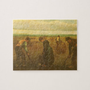 Vincent van Gogh - Bauern pflanzen Kartoffeln  Puzzle