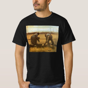 Vincent van Gogh - Bauern pflanzen Kartoffeln T-Shirt