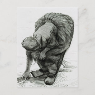 Vincent van Gogh   Bauernfrau, 1885 Postkarte
