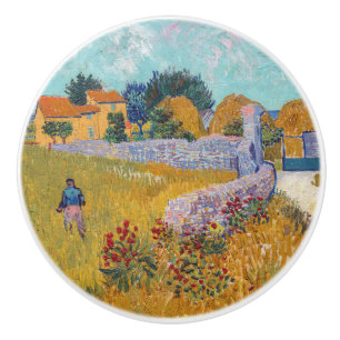 Vincent van Gogh - Bauernhaus in der Provence Keramikknauf