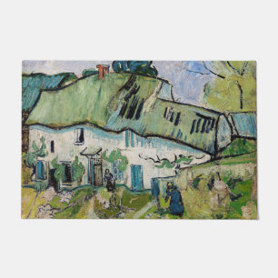 Vincent van Gogh - Bauernhaus mit zwei Figuren Fußmatte