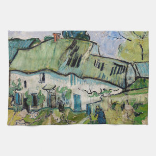 Vincent van Gogh - Bauernhaus mit zwei Figuren Geschirrtuch