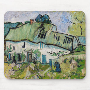 Vincent van Gogh - Bauernhaus mit zwei Figuren Mousepad
