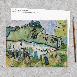 Vincent van Gogh - Bauernhaus mit zwei Figuren Postkarte