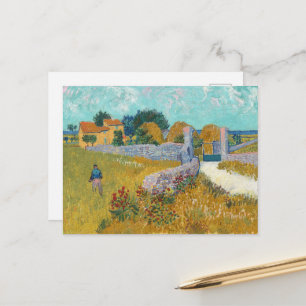 Vincent Van Gogh, Bauernhof in der Provence Postkarte