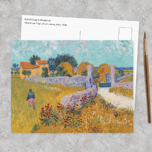 Vincent van Gogh - Bauernhof in der Provence Postkarte