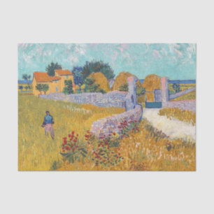 Vincent van Gogh - Bauernhof in der Provence Seidenpapier