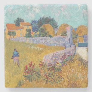 Vincent van Gogh - Bauernhof in der Provence Steinuntersetzer