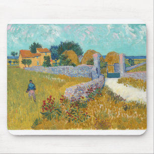 Vincent van Gogh Bauernhof in Provence, 1888 Mousepad